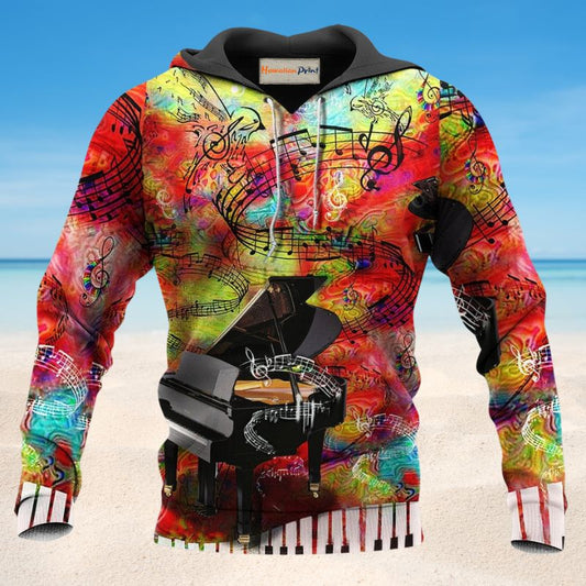 Piano Guide Your World - 3D Hoodie