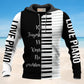 Piano Ten Fingers Eighty Eight Keys - 3D Hoodie