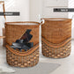 Piano Rattan Teaxture - Laundry Basket - Owls Matrix LTD