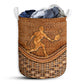 Pickleball Rattan Teaxture - Laundry Basket - Owls Matrix LTD