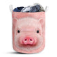 Pig Face And Butt - Laundry Basket - Owls Matrix LTD