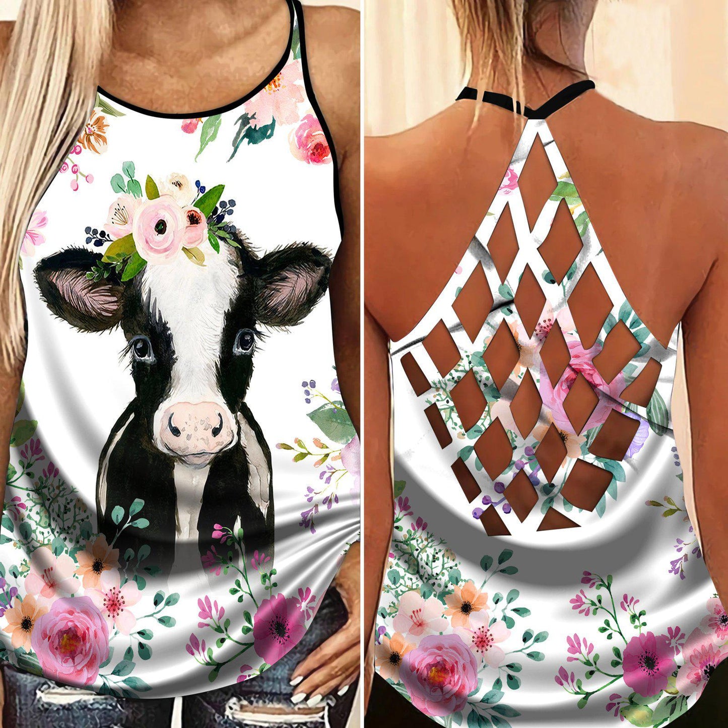 Cows Love Farm Style Limited Edition 2 – Hollow Tank Top
