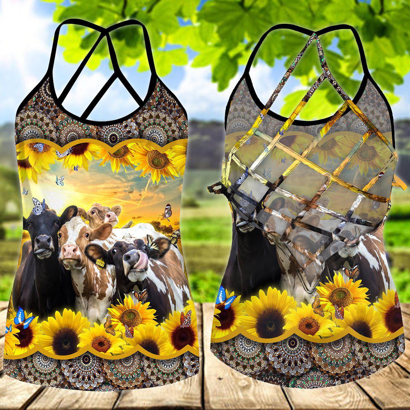 Cows Love Farm Style Limited Edition 3 – Hollow Tank Top