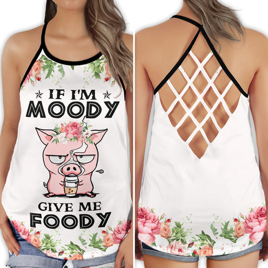 Pig Moody Foodie Design - Hollow Tank Top