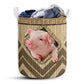 Pig Wickerwork Hole - Laundry Basket - Owls Matrix LTD