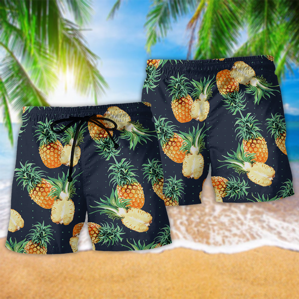 Pineapple Tropical Summer Fruit - Beach Short