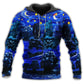 Romantic Blue Pirate Ship - 3D Hoodie