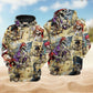 Pirate Skull Adventure Style - 3D Hoodie