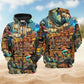 Pirate Skull Ocean Treasure - 3D Hoodie