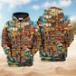 Pirate Skull Wine Bar Style - 3D Hoodie