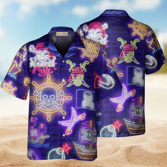 Pirates Captain Party Like Pirate Style – Hawaiian Shirt
