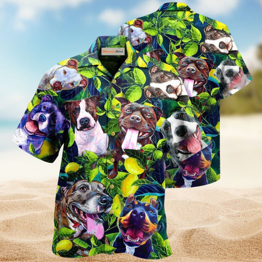 Pitbull Lemon Tree Edition – Hawaiian Shirt