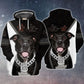 Pitbull Lover Forever Dog Art – 3D Hoodie