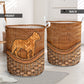 Dog Pitbull Rattan Teaxture Lovely Dog - Laundry Basket - Owls Matrix LTD