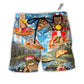 Beach Short / Adults / S Cat Pizza Cat Style - Beach Short - Owls Matrix LTD