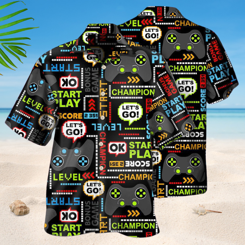 Play Game Let’s Go Style – Hawaiian Shirt