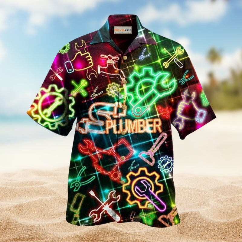 Plumber Amazing Neon Limited Edition – Hawaiian Shirt