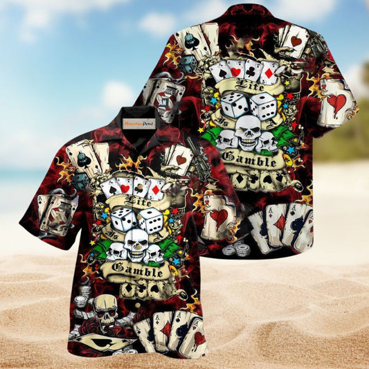 Poker Risk Chance Edition – Hawaiian Shirt
