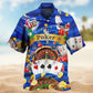 Poker Born To Play Style – Hawaiian Shirt