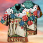 Poker Cards Tropical Leaf Pattern – Hawaiian Shirt