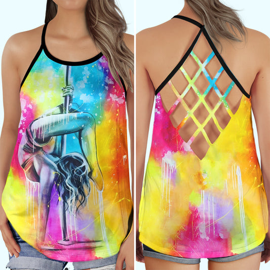 Pole Dance Bright Energy – Hollow Tank Top