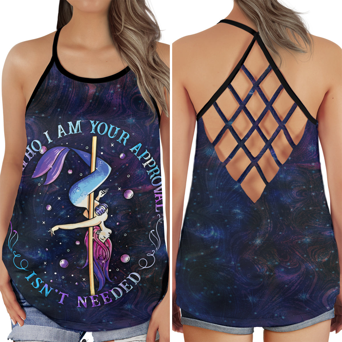 Pole Dance Soul Good Energy - Hollow Tank Top