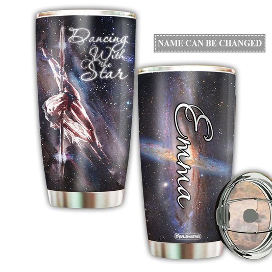 Pole Fitness In My Heart Galaxy Personalized 20 Oz Tumbler