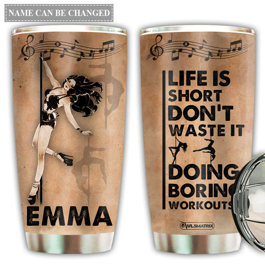 Pole Fitness In Warm Heart Personalized 20 Oz Tumbler