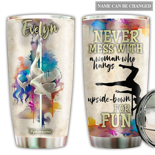 Pole Fitness In My Heart In Night Personalized 20 Oz Tumbler