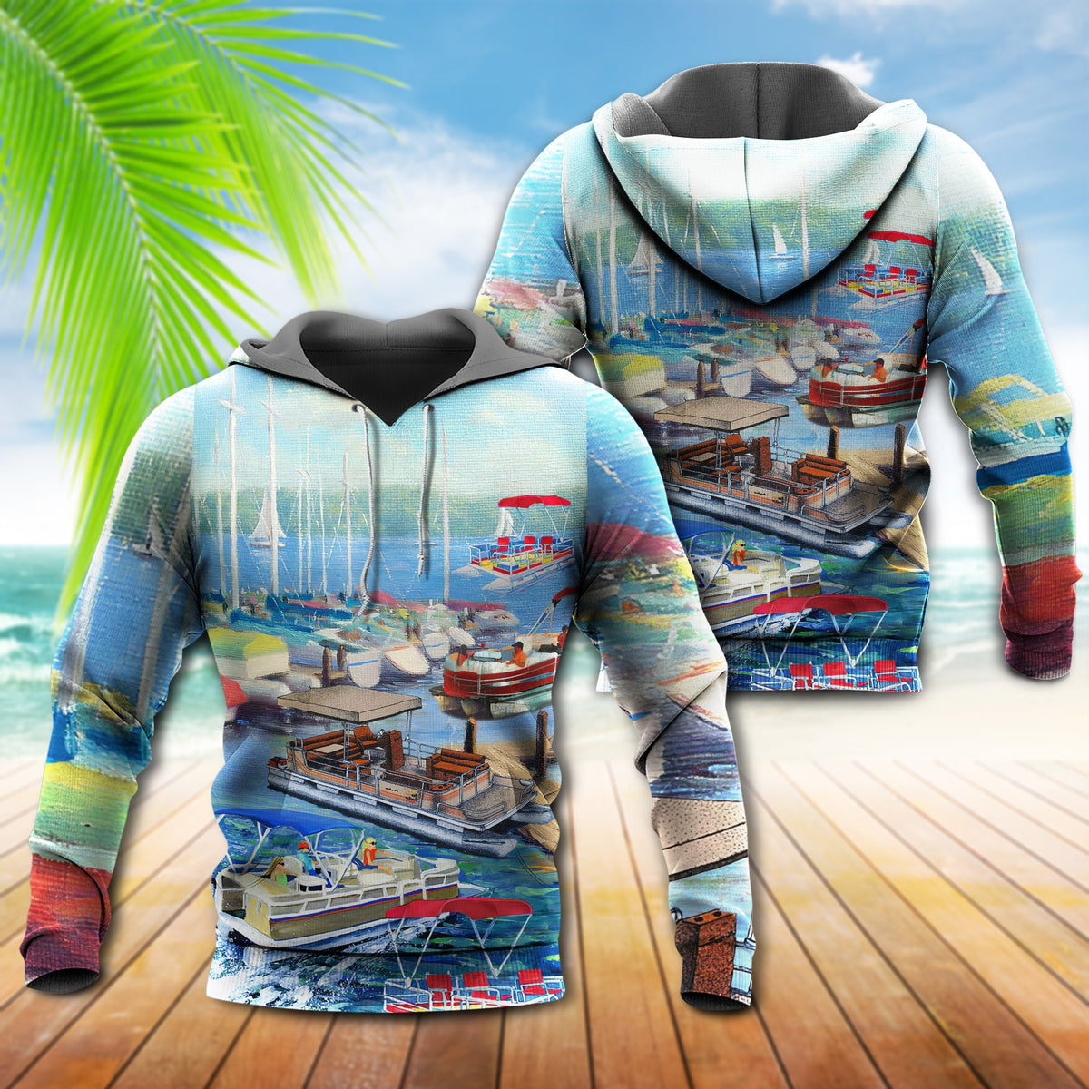 Pontoon Captain Lifestyle - 3D Hoodie