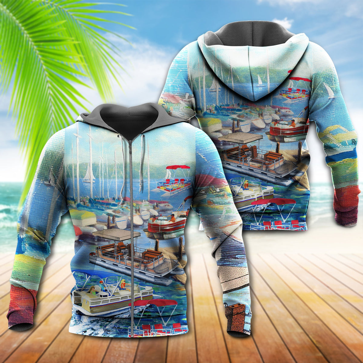 Pontoon Captain Lifestyle - 3D Hoodie