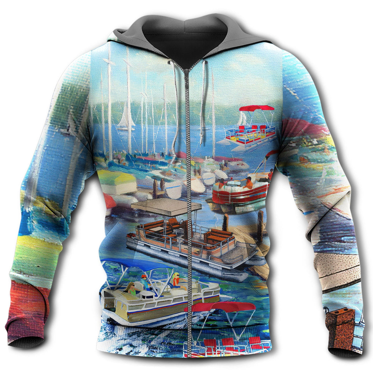 Pontoon Captain Lifestyle - 3D Hoodie