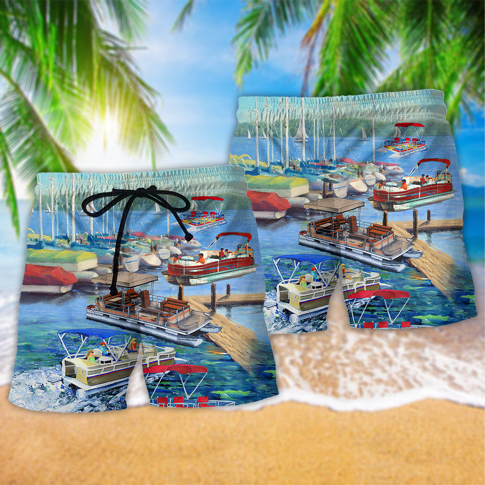 Pontoon Captain Lake Life - Beach Short