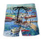 Pontoon Captain Lake Life - Beach Short