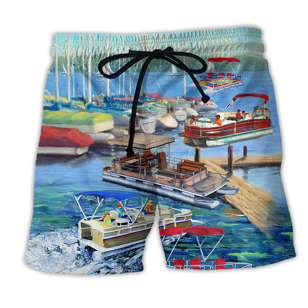 Pontoon Captain Lake Life - Beach Short