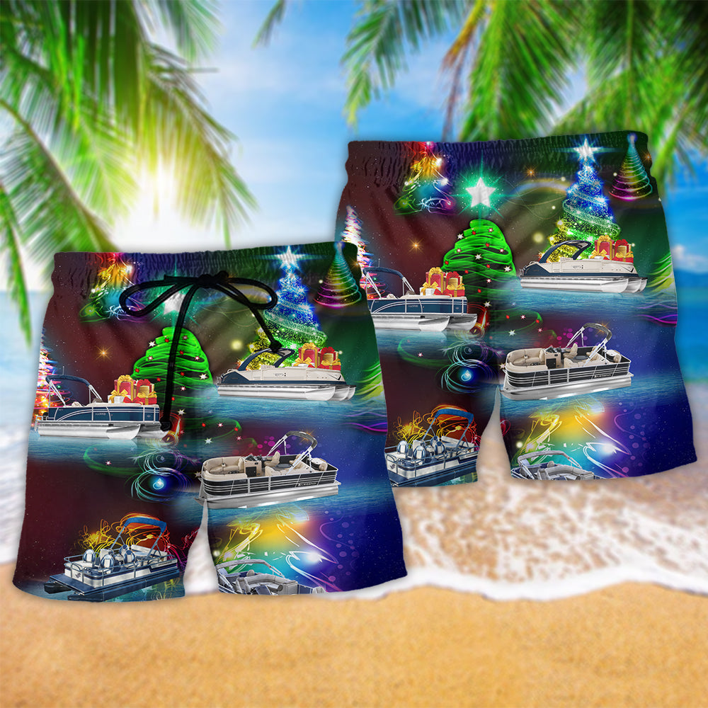 Pontoon Boat Christmas Tree – Beach Short