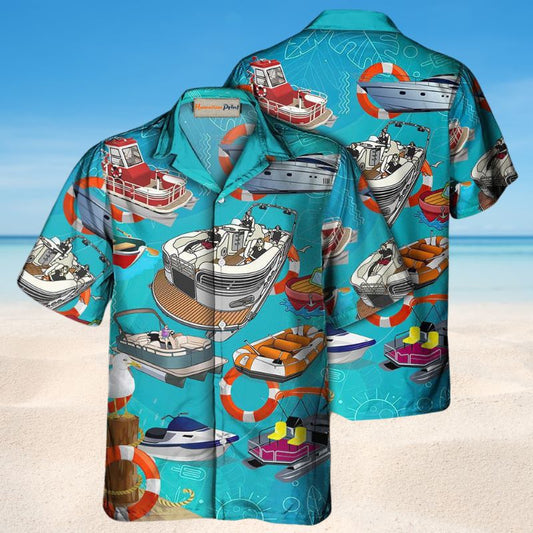 Pontoon Summer Vibes 1 – Hawaiian Shirt