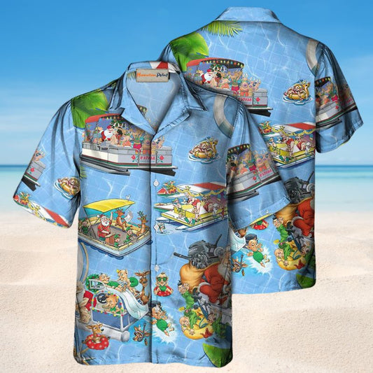 Pontoon Summer Vibes 3 – Hawaiian Shirt