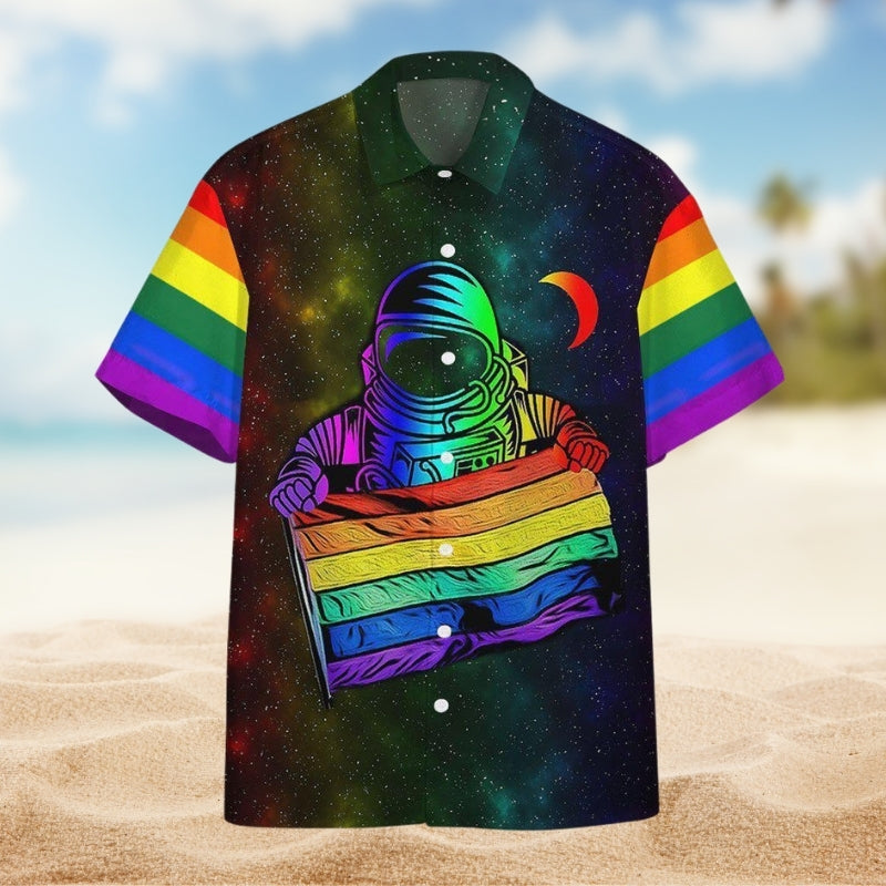 Pride Astronaut Style Limited Edition – Hawaiian Shirt