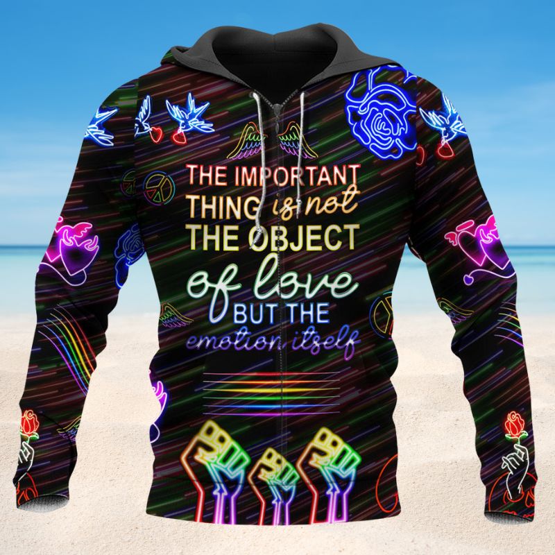 Pride Quote Important Thing - 3D Hoodie2