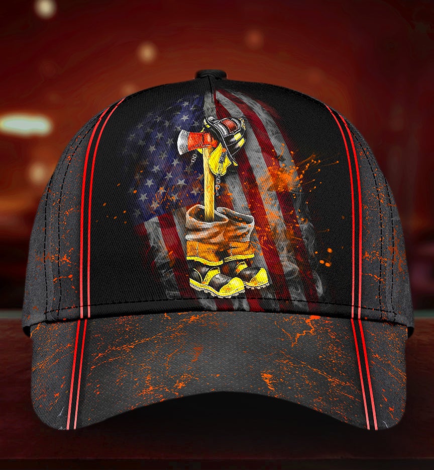 Proud Firefighter Hero Tribute Theme – Classic Cap