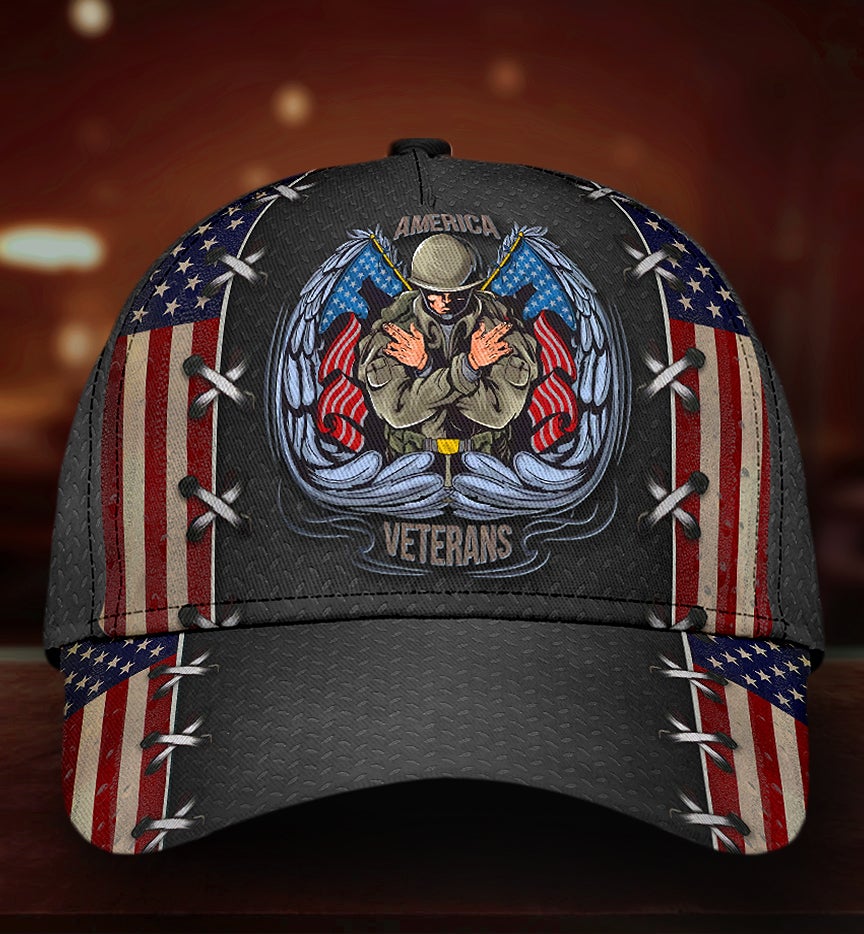 Proud American Soldier Veteran – Classic Cap