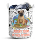 Pug Love Patternpug Love Pattern - Laundry Basket - Owls Matrix LTD