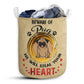 Pug paper - Laundry basket - Owls Matrix LTD