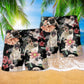 Pug Tropical Style Dark - Beach Short