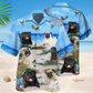 Pug Blue Beach Summer Style – Hawaiian Shirt