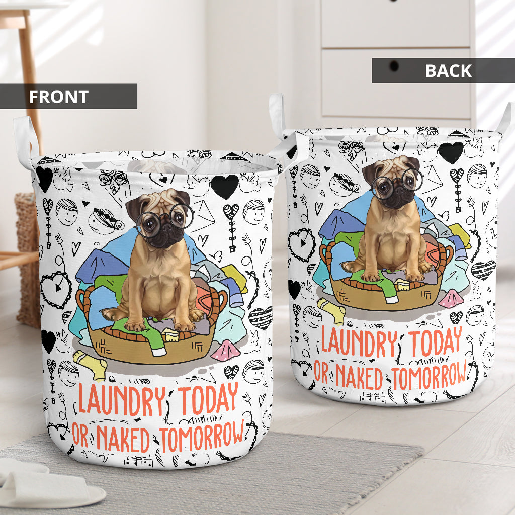 Pug Love Patternpug Love Pattern - Laundry Basket - Owls Matrix LTD