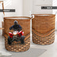 Quad Racing Rattan Teaxture - Laundry Basket - Owls Matrix LTD