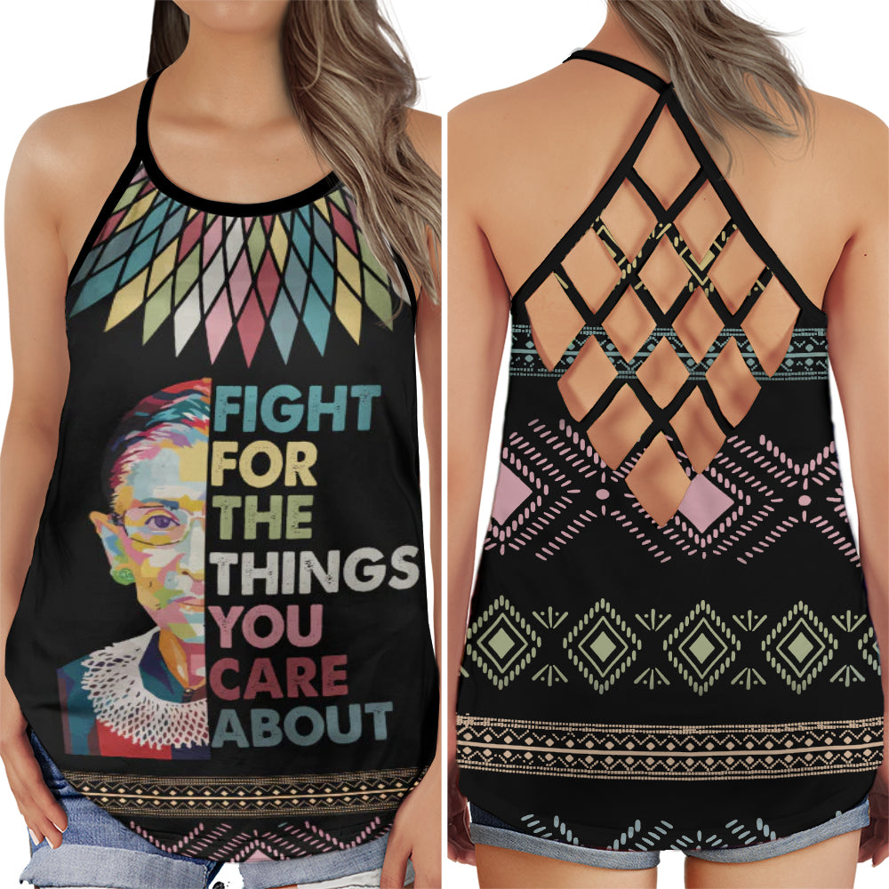 Fight For What You Care About - Hollow Tank Top