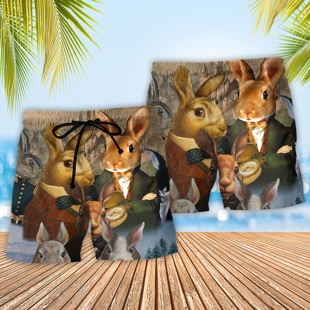 Rabbit Hole Fantasy Art Style – Beach Short